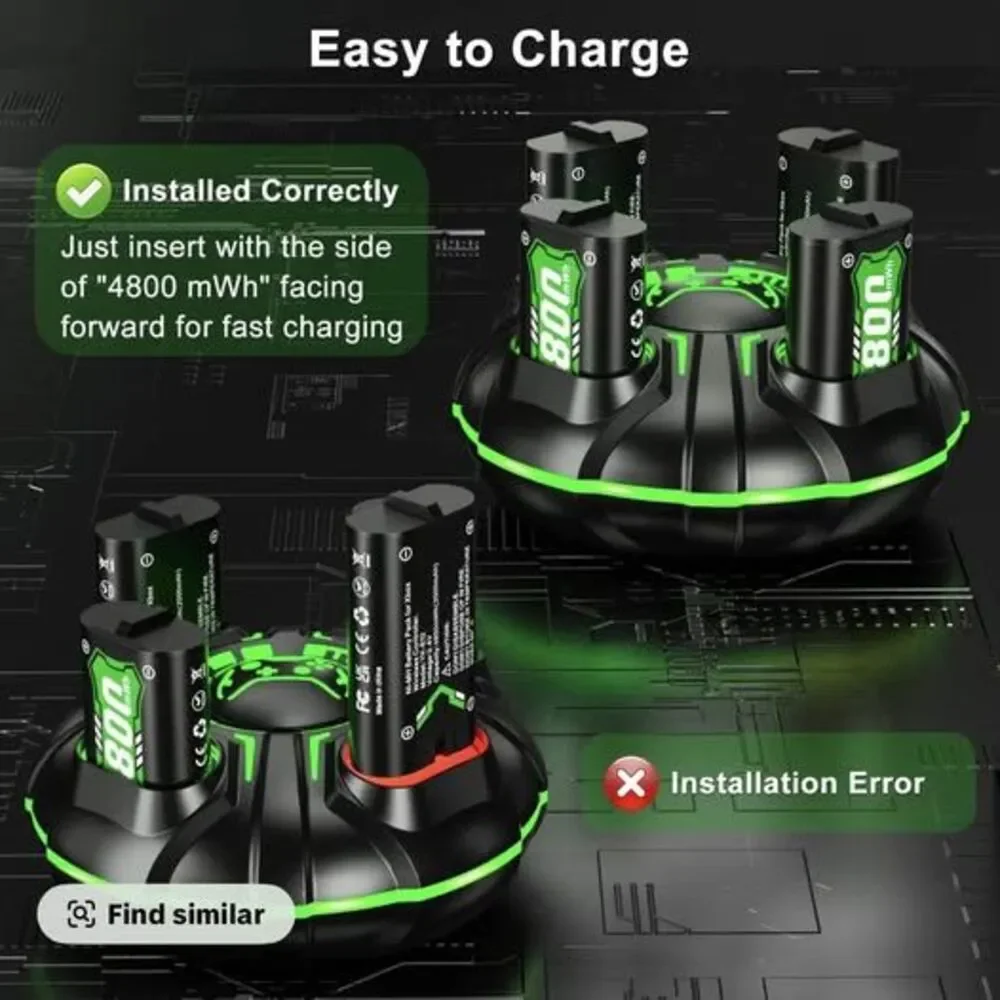 Xbox Controller Rechargeable Battery Dock